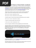 Cómo Convertir Ubuntu en Ubuntu Studio