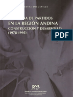 2010 Sistemas de Partidos en La Región Andina: Construcción y Desarrollo (1978-1995)