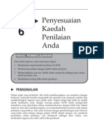 Topik 6 Penyesuaian Kaedah Penilaian Anda