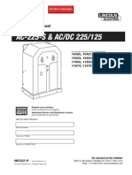 Lincoln AC 225 and AC/DC 225/125 Operators Manual