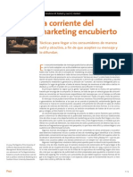 La Corriente Del Marketing Encubierto