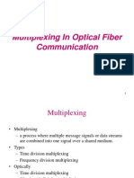 Multiplexing in Optical Fiber Communication