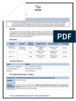 Information Technology CV Template Download