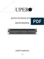 SuperMicro SuperStorage 2027B DE2R24L Manual