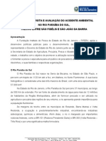 Relatório Acidente SERVATIS - DERRAMAMENTO DE 8 Mil Litros de AGROTÓXICO NO RIO PARAÍBA DO SUL-RJ