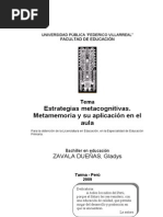 Monografia Metamemoria