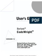 Code Wright Userguide 750