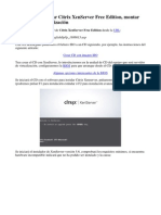 Descargar e Instalar Citrix XenServer Free Edition