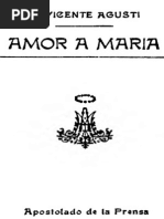 Amor A María - P. Vicente Agusti