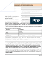 Formato de Ficha Tecnica PIP de Emergencia Post Desastre TAYACAJA