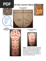 Old Style Sporran Patterns