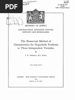 The Numerical Method of Characteristics For Hyperbolic Problems in Three Independent Variables