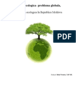 Problema Ecologica in Republica Moldova