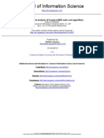 Journal of Information Science: Formulation and Analysis of In-Place MSD Radix Sort Algorithms