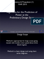 Preliminary Prediction of Power