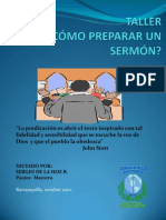 Como Preparar Un Sermon