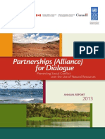 Annual Report 2013 - Partnerships (Alliance) For Dialogue