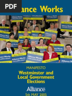 Alliance Works: Westminster and Local Government Elections