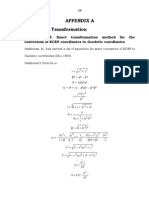 Appendix A Coordinate Transformation