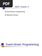 ABAP Event Driven Programming