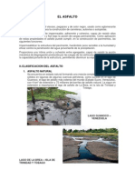 Clasificacion y Ensayos Del Asfalto PDF