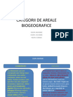 Categorii de Areale Biogeografice