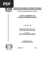 La APPO y El Desarrollo de La Crisis de Hegemonía en Oaxaca.