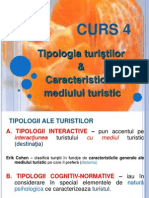 Curs 4 - Tipologii Turisti & Mediu