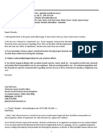 Gulf Rd. Trails - Parks' Denial Email - 07-11-08 - PG 1