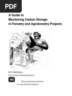 Guide To Monitoring Carbon Storage in Agroforestry Projects