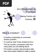 An Introduction To Fractions