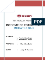 Informe de Estrategia Modatex