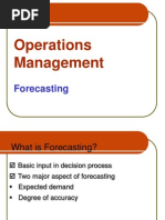 OM - Forecasting