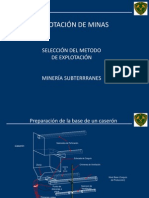 ME - Métodos de Exp. Subterranea