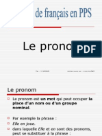 Grammaire Français - Le Pronom