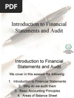 Introduction To Financial Statements and Audit