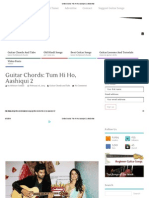 Guitar Chords - Tum Hi Ho, Aashiqui 2 - AbhiGuitar