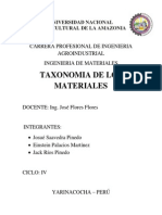 Taxonomia de Materiales