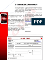 Profile of Indonesian CHEMICAL Manufacturers, 2011