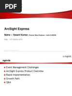 ArcSight Express - Technical Presentation