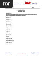 1 ESO - 2 - Potencias y Raíces