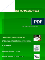 Operações Farmacêuticas Aula Nova