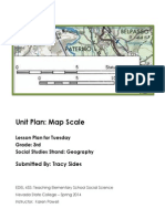 Unit Plan: Map Scale: Submitted By: Tracy Sides