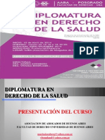 Presentación Diplomatura en Derecho de La Salud (AABA - UBA)