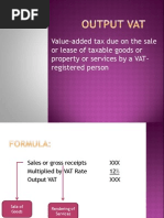 Output Vat