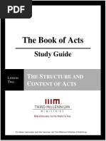 The Book of Acts - Lesson 2 - Study Guide