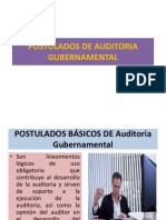 Postulados de Auditoria Gubernamental