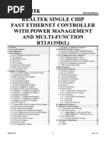 RTL8139D DataSheet