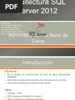 Arquitectura SQL Server 2012