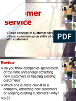 Customer Service: Basic Concept of Customer Service Basic Communication Skills of Dealing With Customers